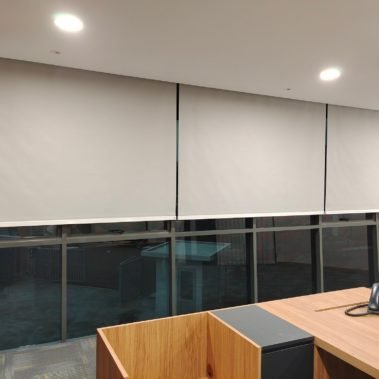 office blackout roller blinds with installation at cheap price in barhsa 1 by curtain expert