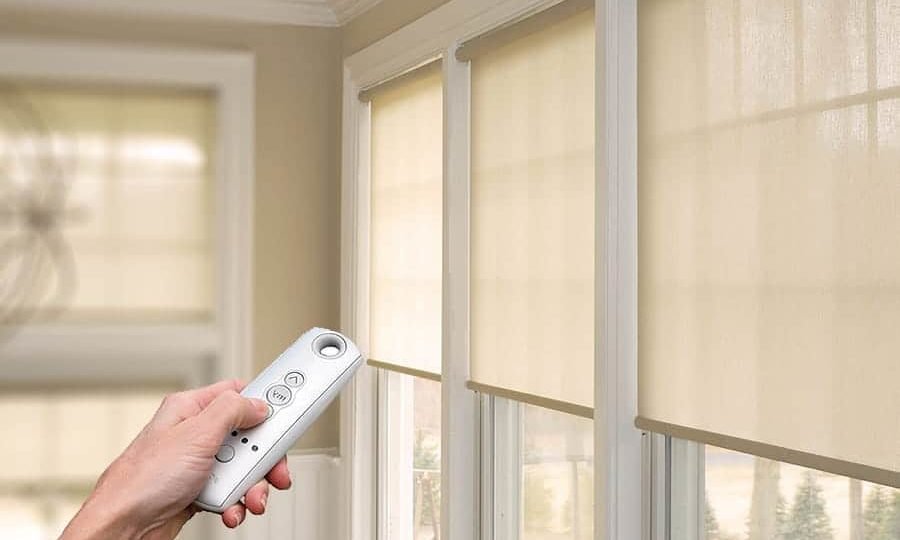 Somfy lets you enjoy your motorized window blinds on your schedule and in effortless style.