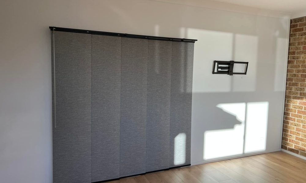 blackout panel blinds for living room by window blinds shop