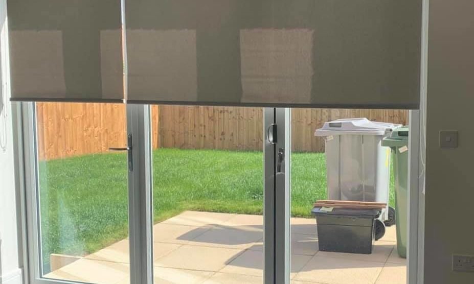 sunscreen roller blinds for outdoor balcony area in duba by window blinds shop